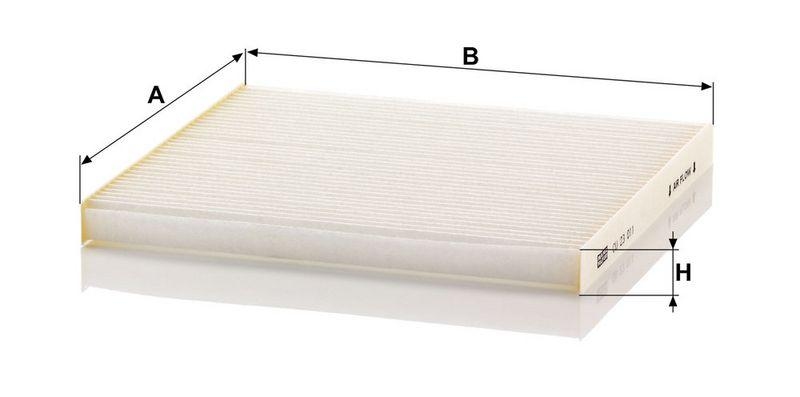 MANN-FILTER CU 23 011 Innenraumluftfilter f&uuml;r Nissan