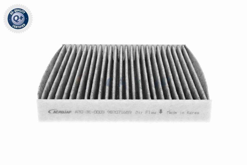 ACKOJA A70-31-0003 Filter, Innenraumluft Textil, Aktivkohle für TOYOTA