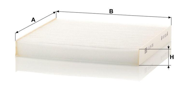 MANN-FILTER CU 24 006 Innenraumluftfilter f&uuml;r Ford