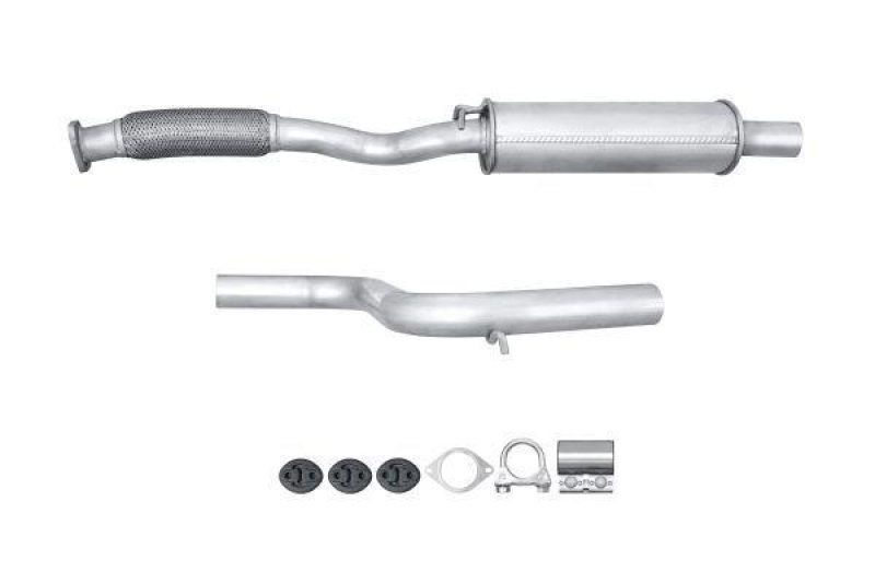 HELLA 8LC 366 024-121 Mittelschalldämpfer FORD