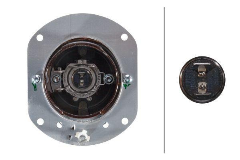 HELLA 1N0 008 582-011 Nebelscheinwerfer 90mm Halogen