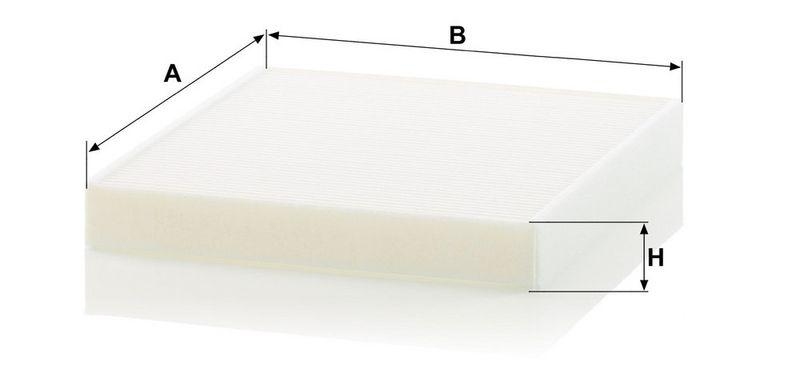 MANN-FILTER CU 26 021 Innenraumluftfilter f&uuml;r VW