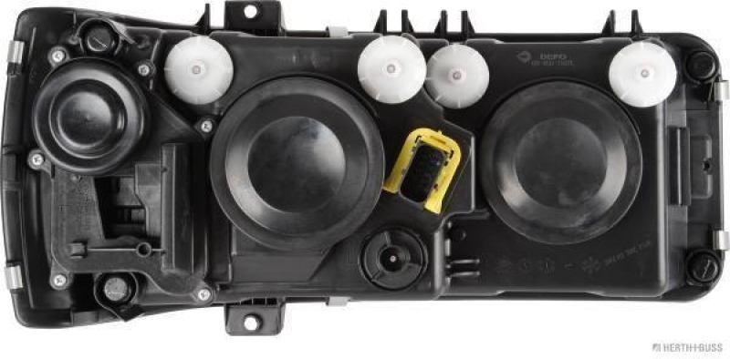 HERTH+BUSS 81658250 Hauptscheinwerfer links, H7/H1/PY21W/LED