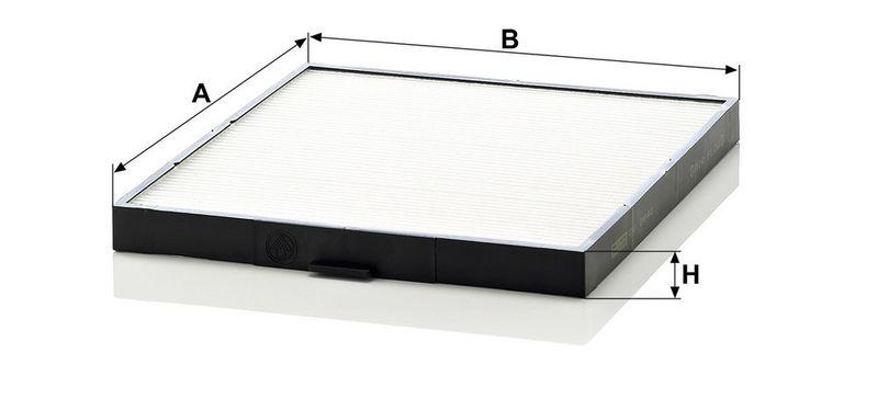 MANN-FILTER CU 2640 Innenraumluftfilter f&uuml;r Kia