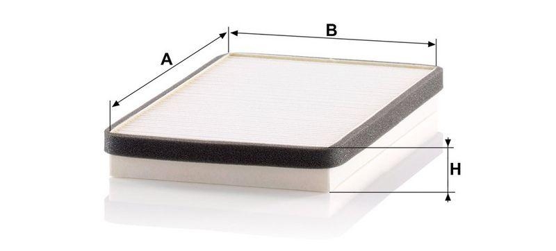 MANN-FILTER CU 2650 Innenraumluftfilter f&uuml;r Volvo