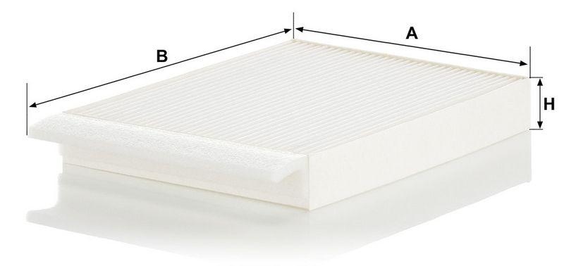 MANN-FILTER CU 30 012 Innenraumluftfilter f&uuml;r Mercedes-Benz