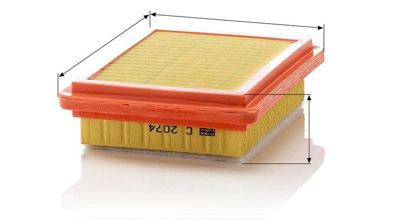MANN-FILTER C 2074 Luftfilter f&uuml;r Suzuki