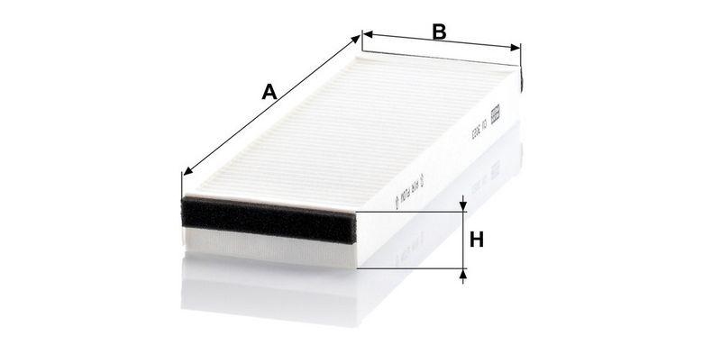 MANN-FILTER CU 3023-2 Innenraumluftfilter f&uuml;r VW