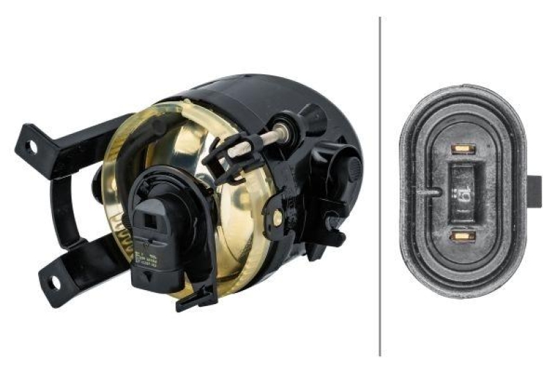 HELLA 1N0 010 233-311 Nebelscheinwerfer links Halogen SKODA