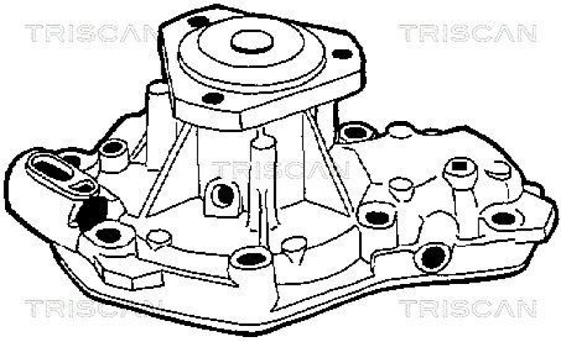 TRISCAN 8600 25001 Wasserpumpe f&uuml;r Renault R21, R25, 2.0