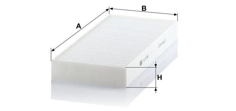 MANN-FILTER CU 37 230 Innenraumluftfilter f&uuml;r MAN