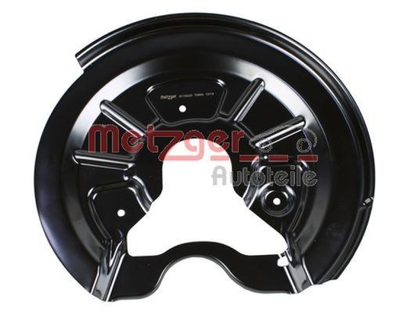 METZGER 6115220 Spritzblech, Bremsscheibe f&uuml;r AUDI/SEAT/SKODA/VW HA rechts