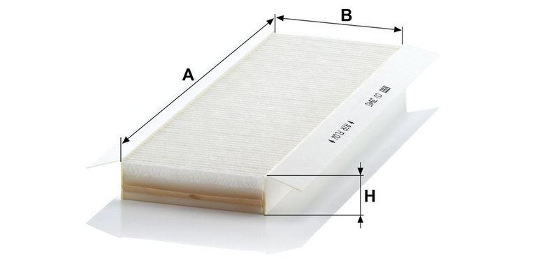 MANN-FILTER CU3945 Innenraumfilter