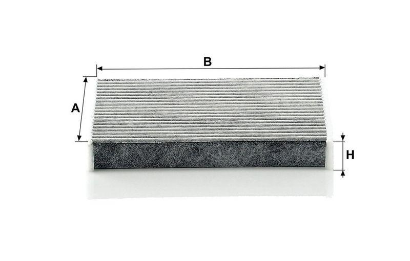 MANN-FILTER CUK 1611 Innenraumluftfilter f&uuml;r Daihatsu