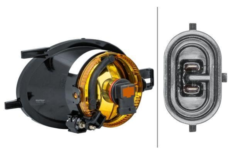 HELLA 1N0 010 304-041 Nebelscheinwerfer rechts Halogen FORD