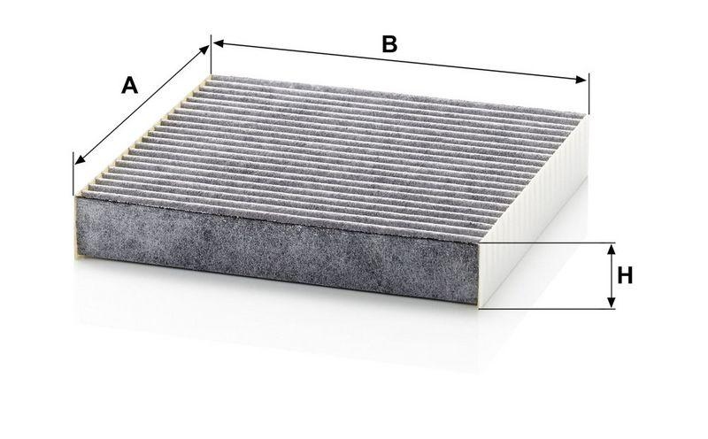 MANN-FILTER CUK 20 006 Innenraumluftfilter f&uuml;r Fiat Gruppe