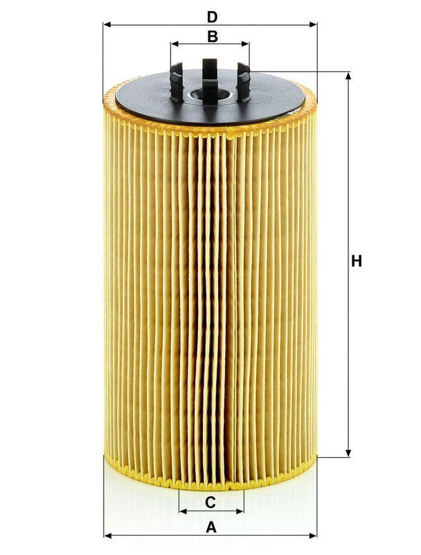 MANN-FILTER HU 13 125/3 x &Ouml;lfilter f&uuml;r MAN