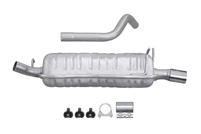HELLA 8LD 366 034-681 Endschalld&auml;mpfer RENAULT