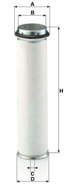 MANN-FILTER CF 811 Sekund&auml;rluftfilter f&uuml;r Deutz/Fahr/KHD