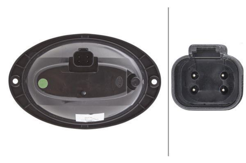 HELLA 2SD 343 130-737 Heckleuchte Agroluna Halogen