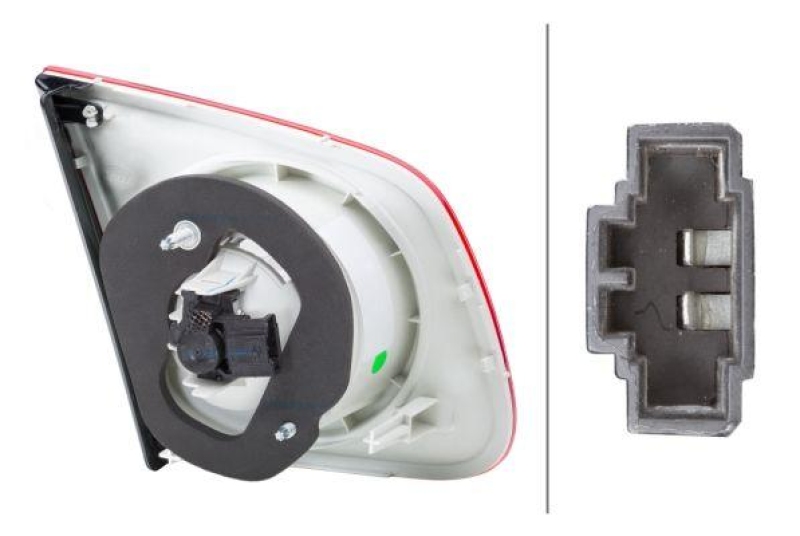 HELLA 2ZR 983 170-021 Heckleuchte rechts Halogen VW