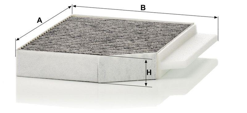 MANN-FILTER CUK 26 023 Innenraumluftfilter f&uuml;r Mercedes-Benz