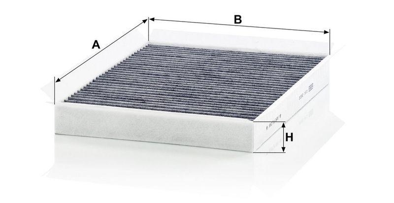 MANN-FILTER CUK 2622 Innenraumluftfilter f&uuml;r Opel