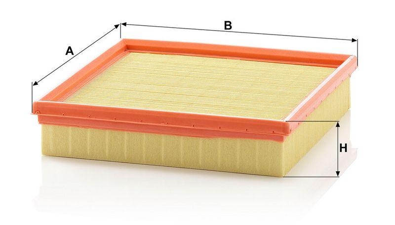 MANN-FILTER C 2290 Luftfilter f&uuml;r VW