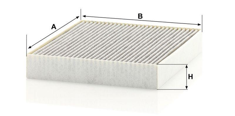MANN-FILTER CUK 28 009 Innenraumluftfilter f&uuml;r Ford