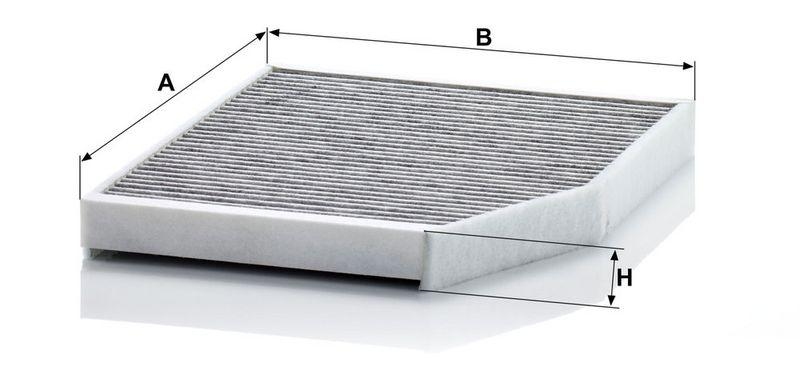 MANN-FILTER CUK 29 007 Innenraumluftfilter f&uuml;r Ford