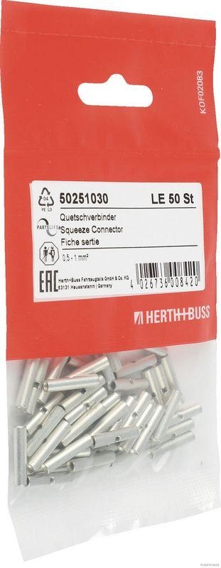 HERTH+BUSS 50251030 Quetschverbinder 0,5 - 1 mm², DIN 46341-1B