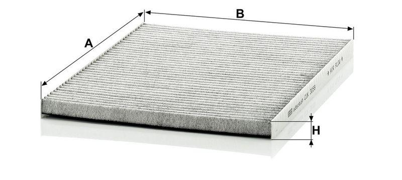 MANN-FILTER CUK 3059 Innenraumluftfilter f&uuml;r Opel