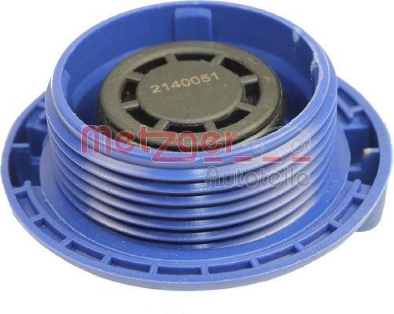 METZGER 2140051 Verschlussdeckel, K&uuml;hlmittelbeh&auml;lter f&uuml;r SEAT/VW KUNSTSTOFF