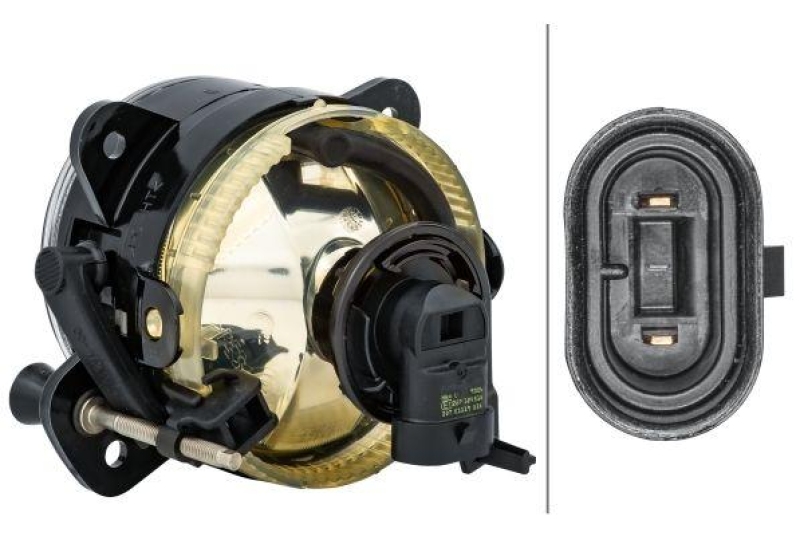 HELLA 1N0 271 247-061 Nebelscheinwerfer rechts Halogen VW