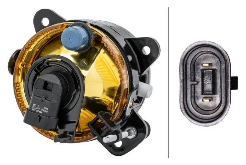 HELLA 1N0 271 247-411 Nebelscheinwerfer links Halogen VW