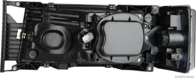 HERTH+BUSS 81658559 Hauptscheinwerfer Rechts, H7/H1, H21, LED