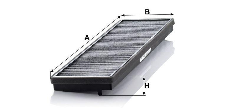 MANN-FILTER CUK 5877 Innenraumluftfilter f&uuml;r Mercedes-Benz