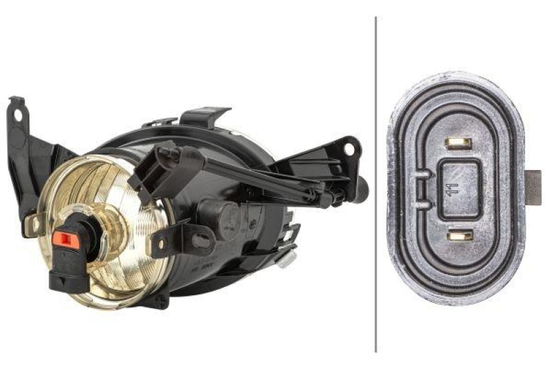 HELLA 1N0 354 681-011 Nebelscheinwerfer links Halogen OPEL