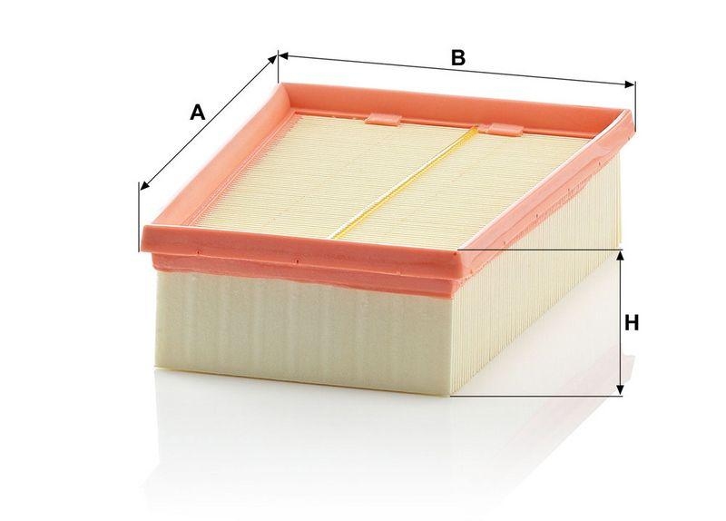 MANN-FILTER C 2433/2 Luftfilter f&uuml;r Nissan