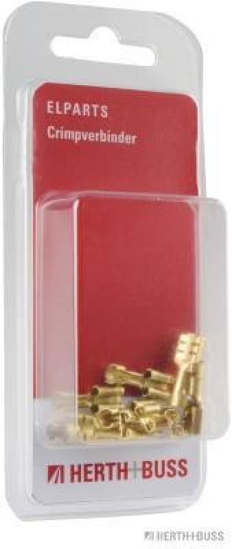 HERTH+BUSS 50251222066 Crimpverbinder 6,3 mm, 1,5 - 2,5 mm&sup2;, 10 St&uuml;ck