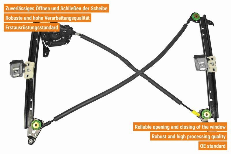 VAICO V10-9855 Fensterheber elektrisch hinten links für VW