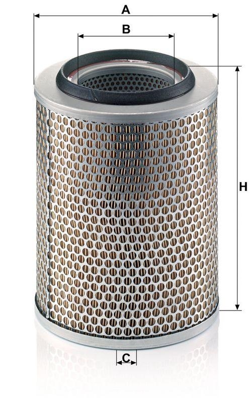 MANN-FILTER C 20 356 Luftfilter f&uuml;r Mercedes-Benz