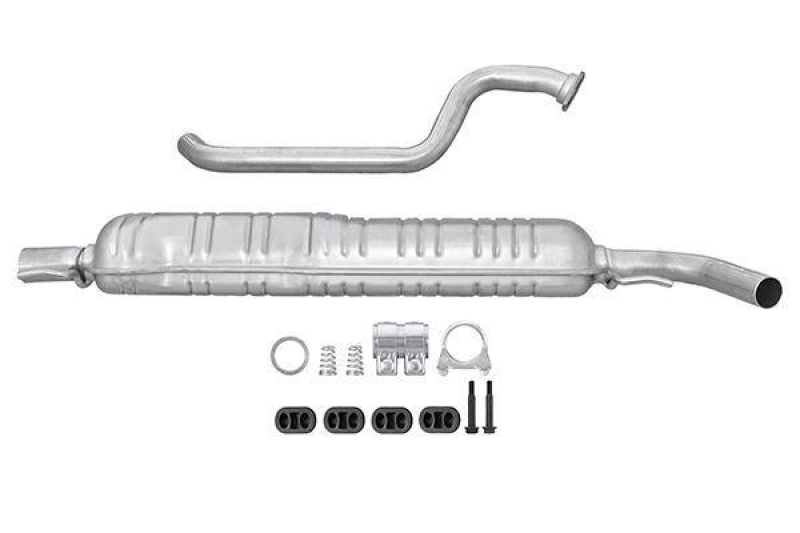 HELLA 8LC 366 024-661 Mittelschalld&auml;mpfer OPEL;VAUXHALL