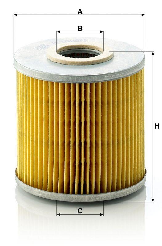 MANN-FILTER H 1029/1 n &Ouml;lfilter f&uuml;r Perkins