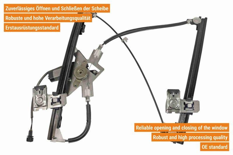 VAICO V10-6308 Fensterheber elektrisch vorne links, ohne Komfortfun für SEAT