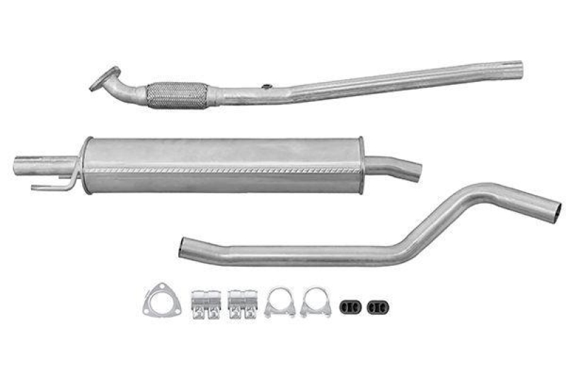 HELLA 8LC 366 024-681 Mittelschalldämpfer OPEL;VAUXHALL