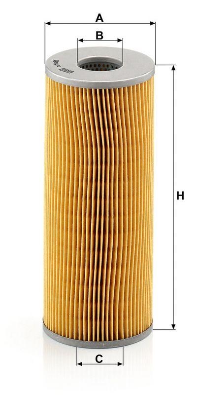 MANN-FILTER H 1081 &Ouml;lfilter f&uuml;r Renault Truck-RVI