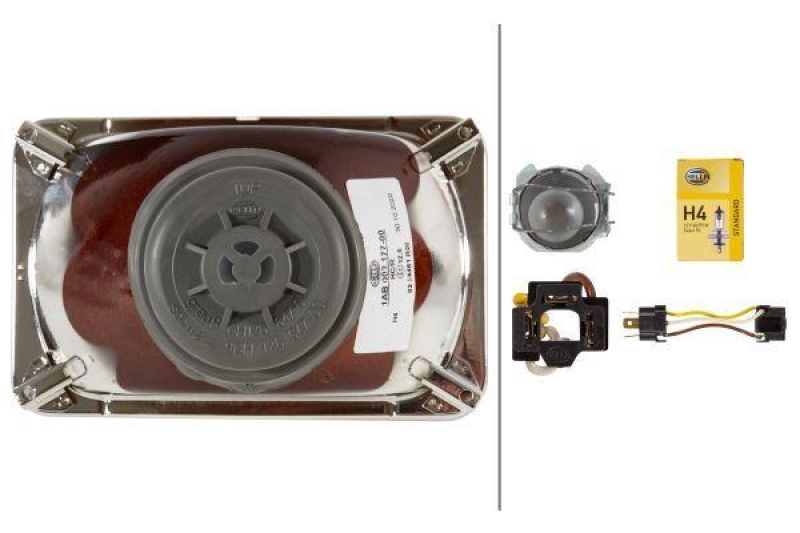 HELLA 1AB 003 177-862 Heckscheinwerfer-Satz Halogen