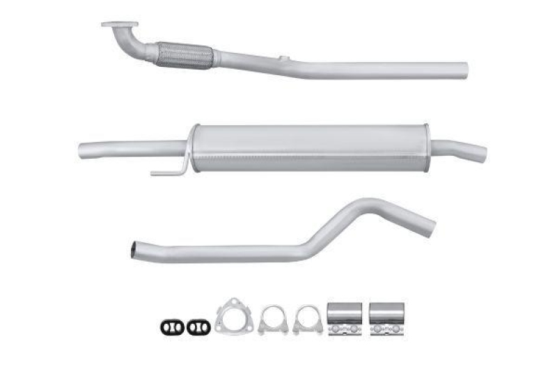 HELLA 8LC 366 024-691 Mittelschalldämpfer OPEL;VAUXHALL