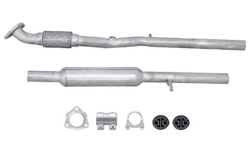 HELLA 8LC 366 024-701 Mittelschalldämpfer OPEL;VAUXHALL